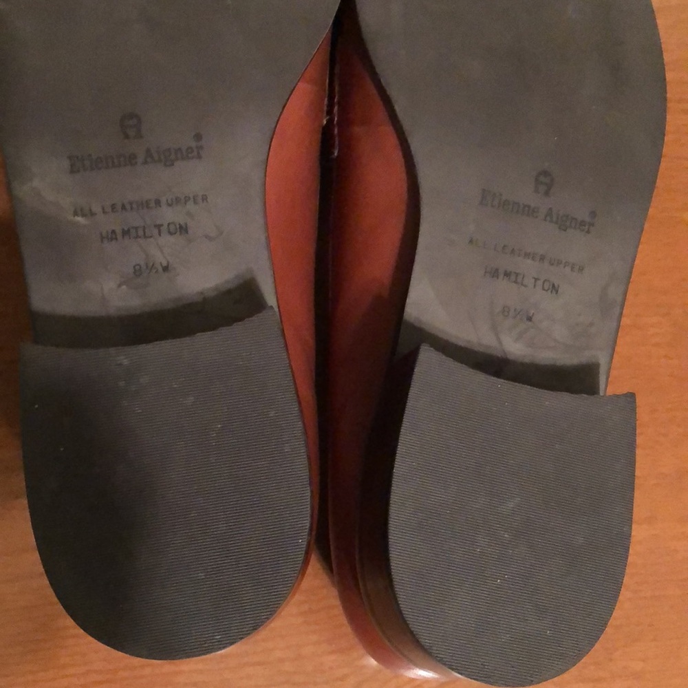 EUC Etienne Aignier Brown Leather Loafers - 8.5 - Picture 7 of 8